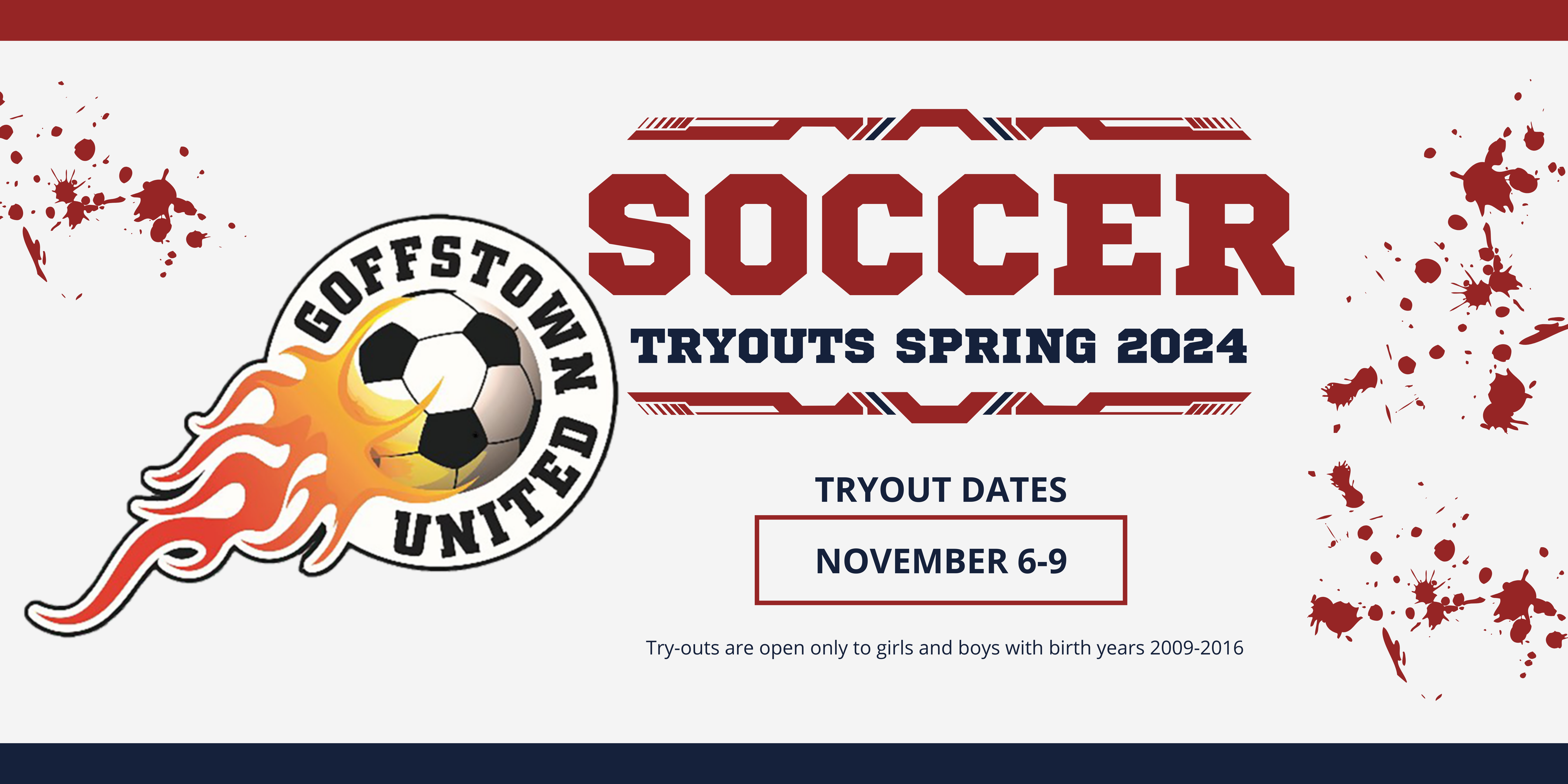 Spring 2024 Tryout Announcement