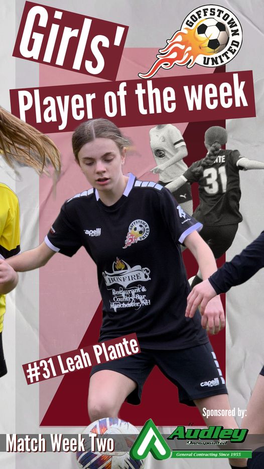 Match Week 2 – Girls Player of the Week