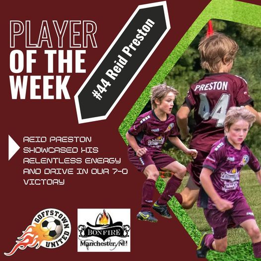 Fall 2024 – Week 4 – Boys Player of the Week