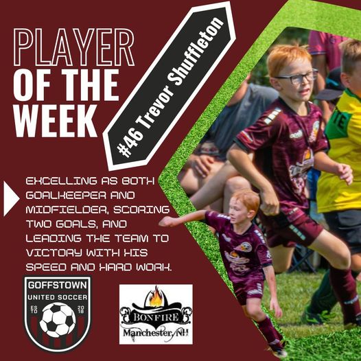 Fall 2024 – Week 5 – Boys Player of the Week