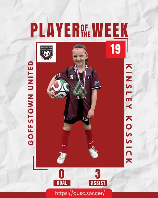 Spring 2026 – Week 1 – Girls Player of the Week