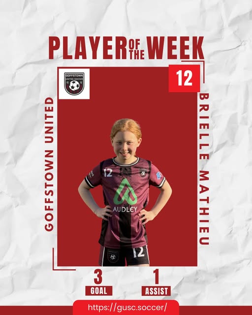 Spring 2026 – Week 3 – Girls Player of the Week